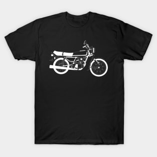 Honda GL100 White Outline T-Shirt